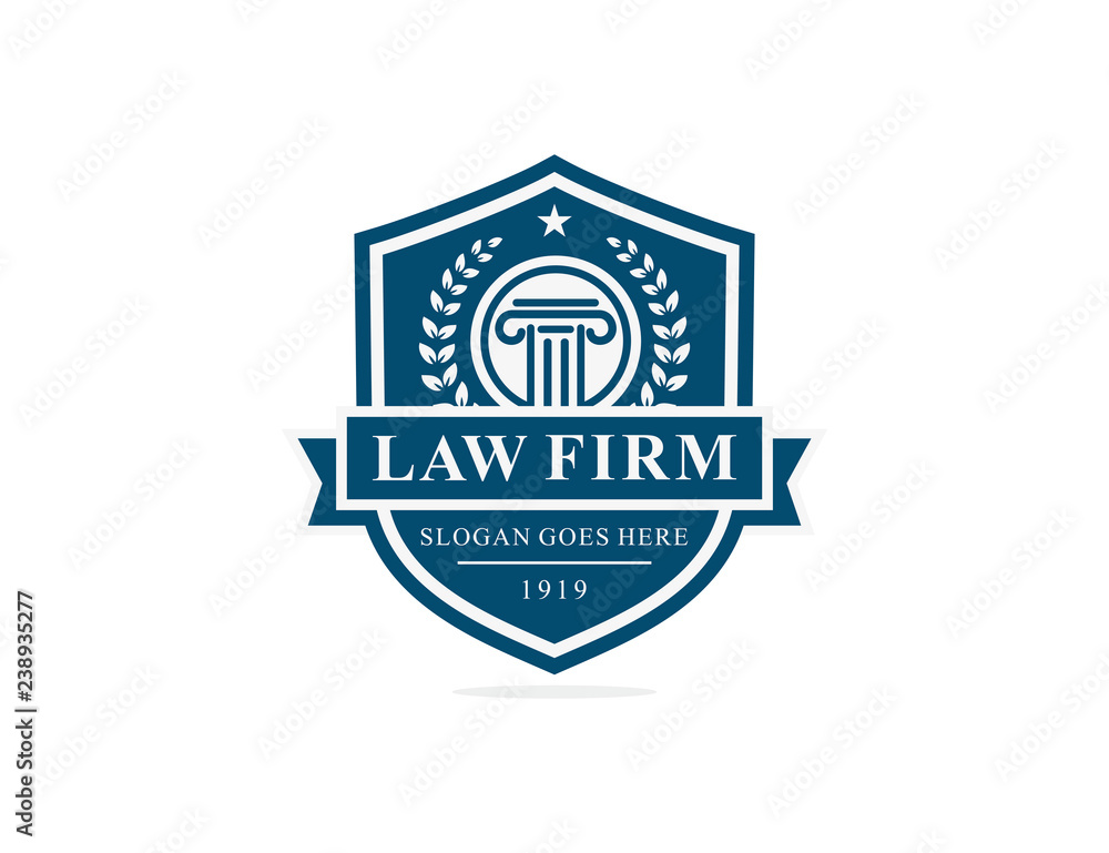 Law firm logo template