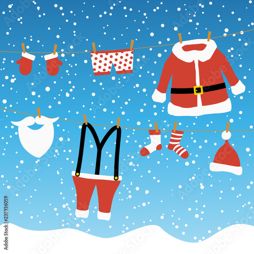 clothes from Santa Claus