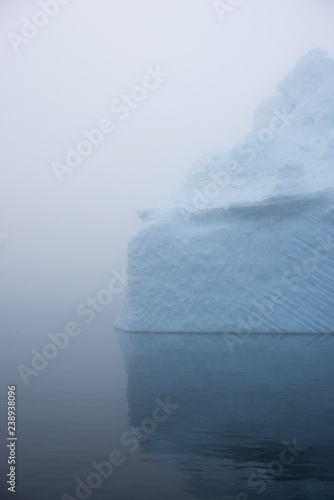 Glaciers on the Arctic Ocean in Greenland