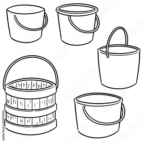 vector set of bucket