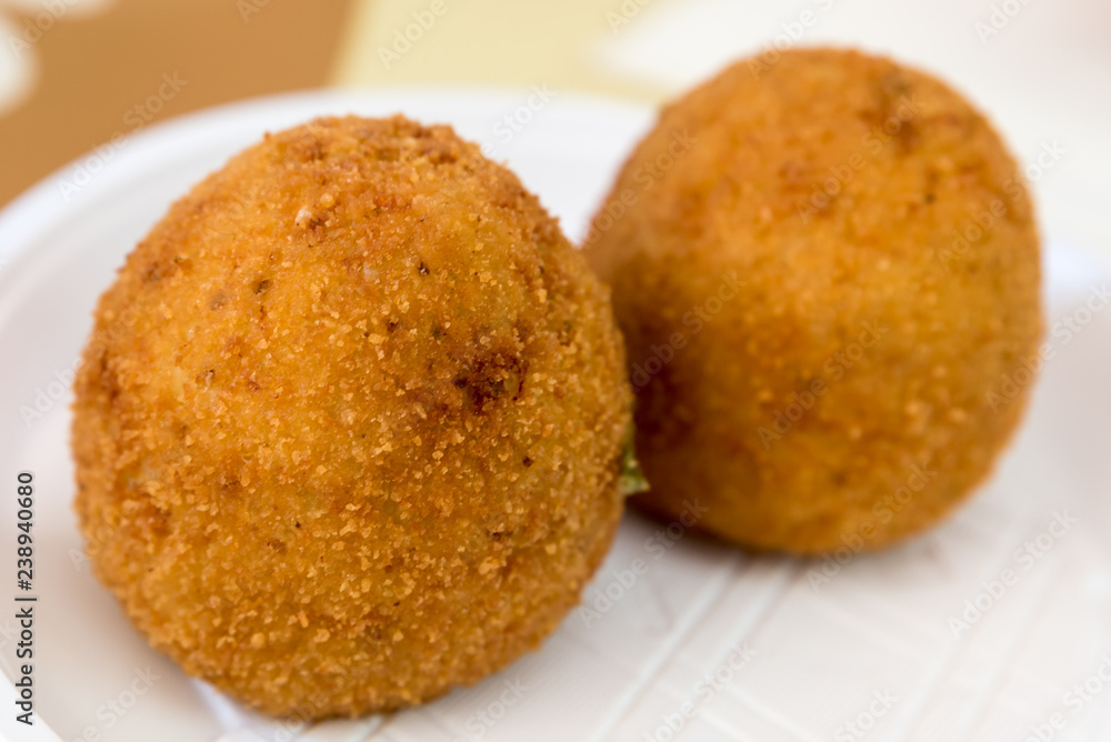 Arancine from Sicily Italy Arancine from Sicily Italy