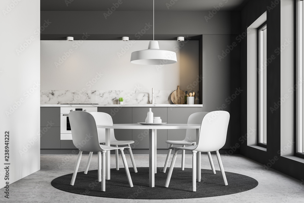 White chairs kitchen interior White chairs kitchen interior