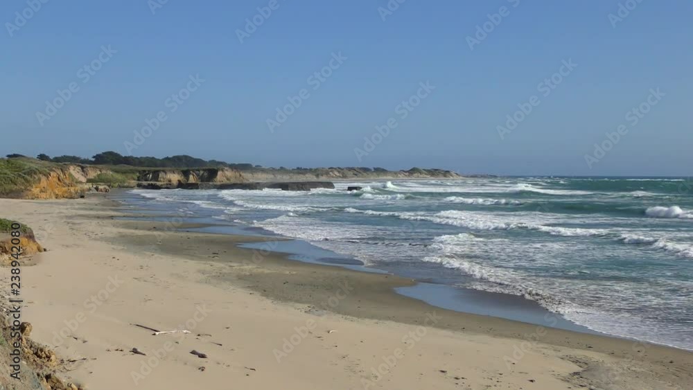 The Pacific Ocean at Ano Nuevo State Park, Santa Cruz County, California, USA, 2018 The Pacific Ocean at Ano Nuevo State Park, Santa Cruz County, California, USA, 2018