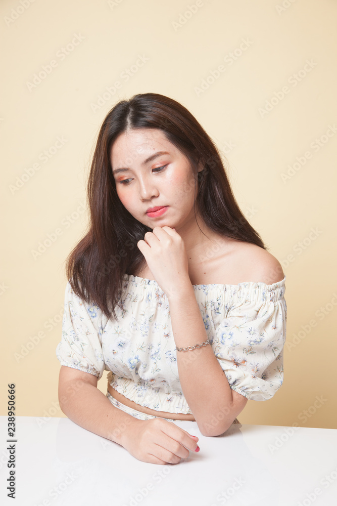 Portrait of beautiful young Asian woman. Portrait of beautiful young Asian woman.