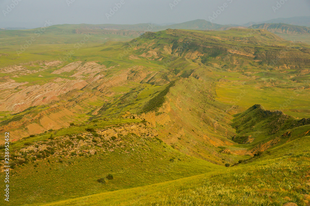 Hills on the border between Georgia and Azerbaijan