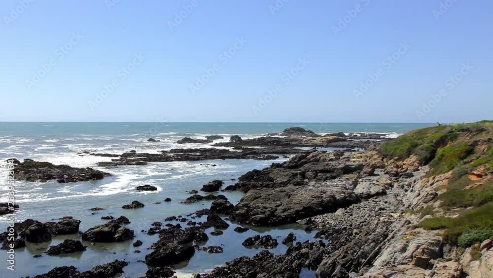 The Pacific Ocean at Bean Hollow State Beach, Santa Cruz County, California, USA, 2018 The Pacific Ocean at Bean Hollow State Beach, Santa Cruz County, California, USA, 2018