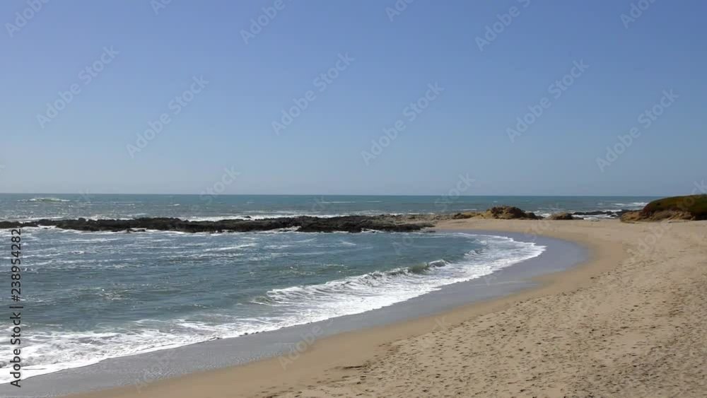 The Pacific Ocean at Half Moon Bay State Beach, Santa Cruz County, California, USA, 2018 The Pacific Ocean at Half Moon Bay State Beach, Santa Cruz County, California, USA, 2018