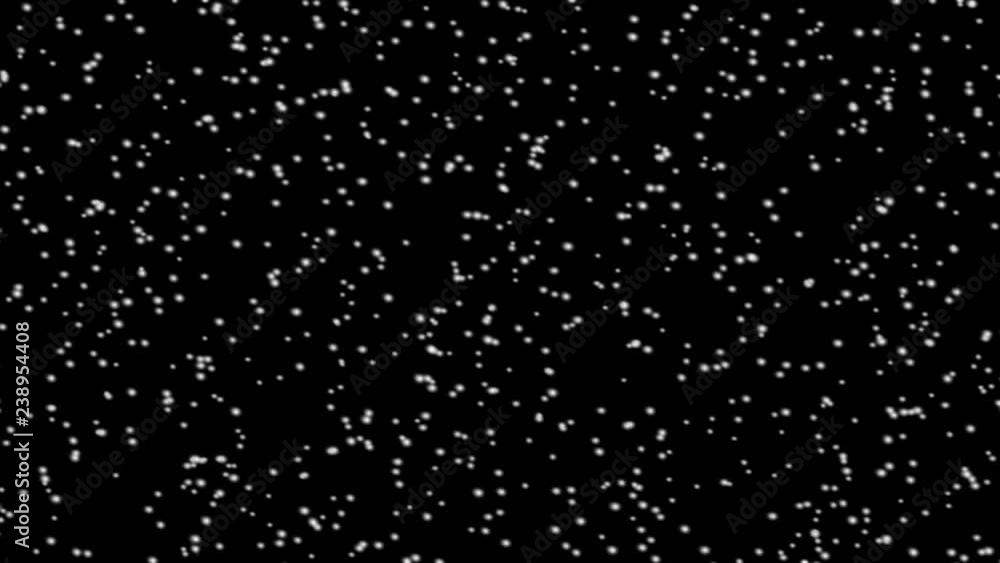 Falling snow on a black background. New year animated background. Falling snow on a black background. New year animated background.