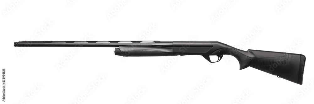 Shotgun isolated on white Shotgun isolated on white