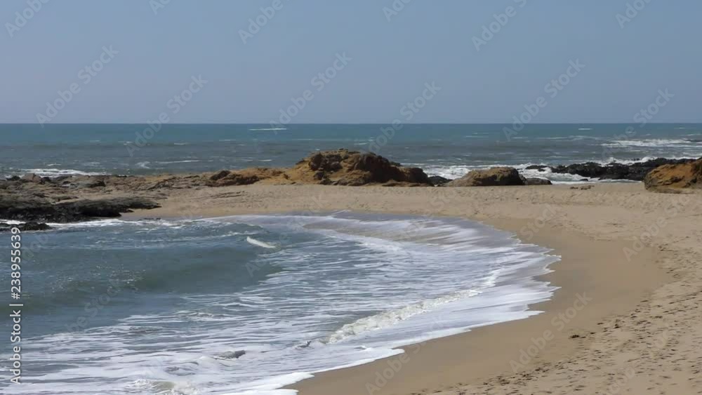 The Pacific Ocean at Half Moon Bay State Beach, Santa Cruz County, California, USA, 2018 The Pacific Ocean at Half Moon Bay State Beach, Santa Cruz County, California, USA, 2018