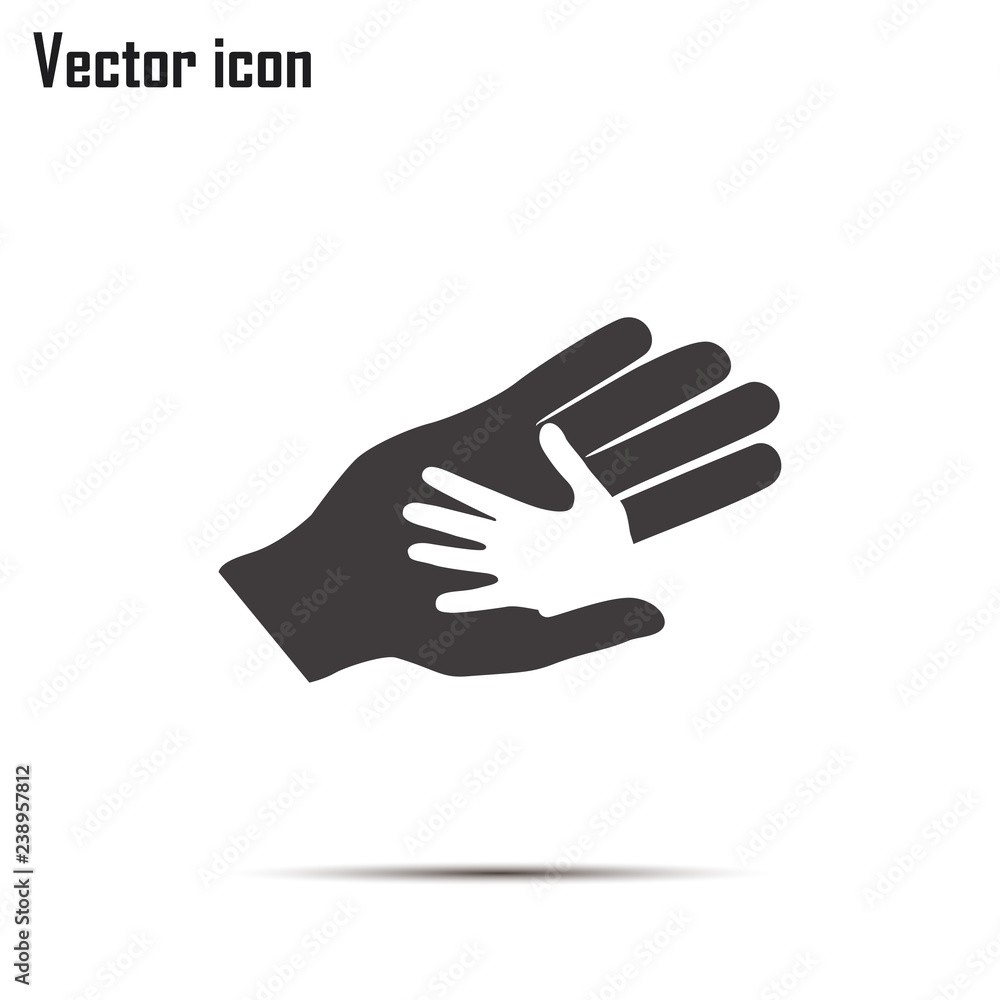 Helping hands. Vector illustration Helping hands. Vector illustration