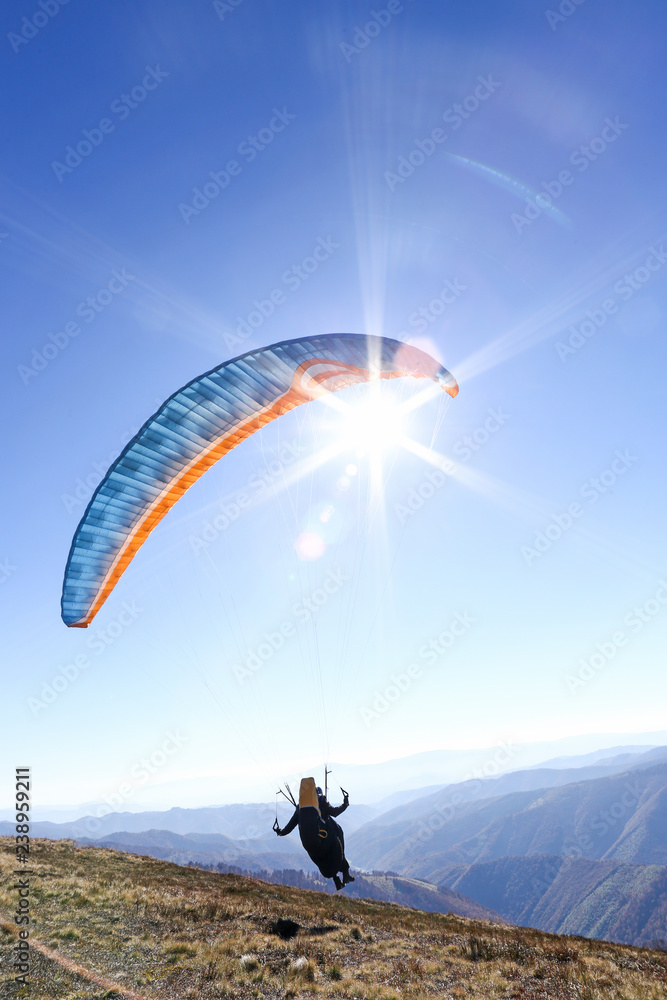 paragliding, good paragliding, paragliding high in the mountains