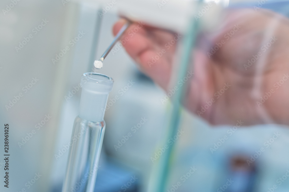 Testing substances in laboratory Testing substances in laboratory
