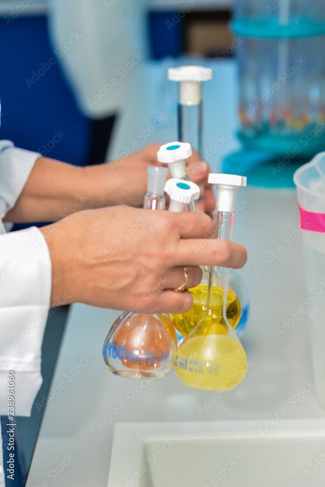 Fototapeta premium Chemistry laboratory pharmaceutical