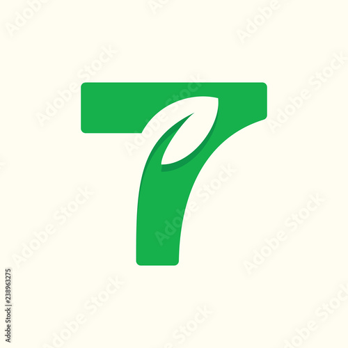 Letter T Eco set logo