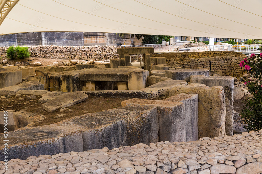 Tarxien, Malta. Megalithic temple complex (UNESCO), 3250 - 2800 BC