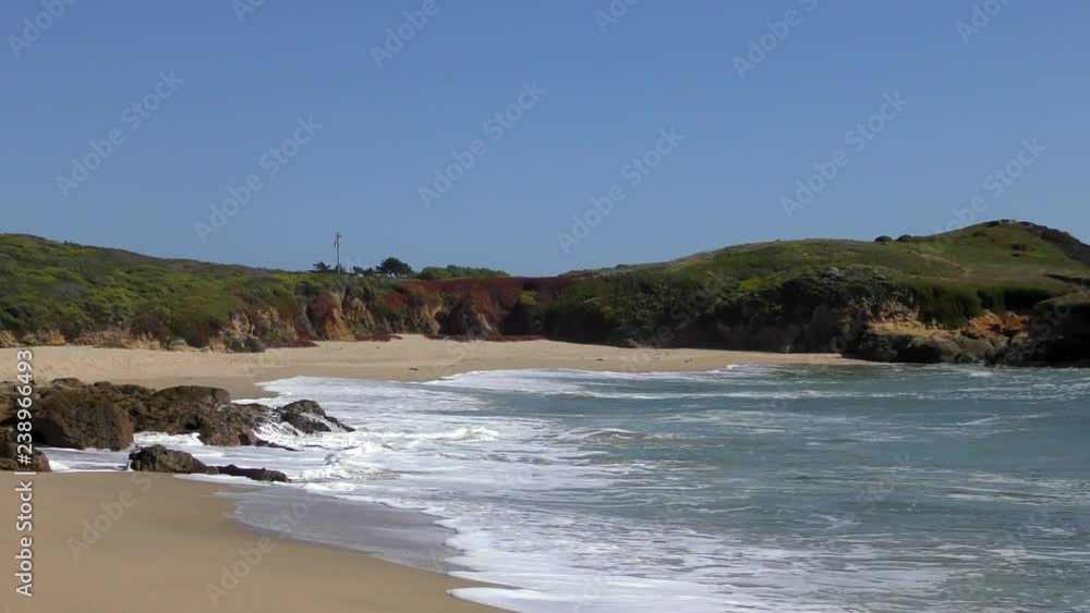 The Pacific Ocean at Half Moon Bay State Beach, Santa Cruz County, California, USA, 2018 The Pacific Ocean at Half Moon Bay State Beach, Santa Cruz County, California, USA, 2018