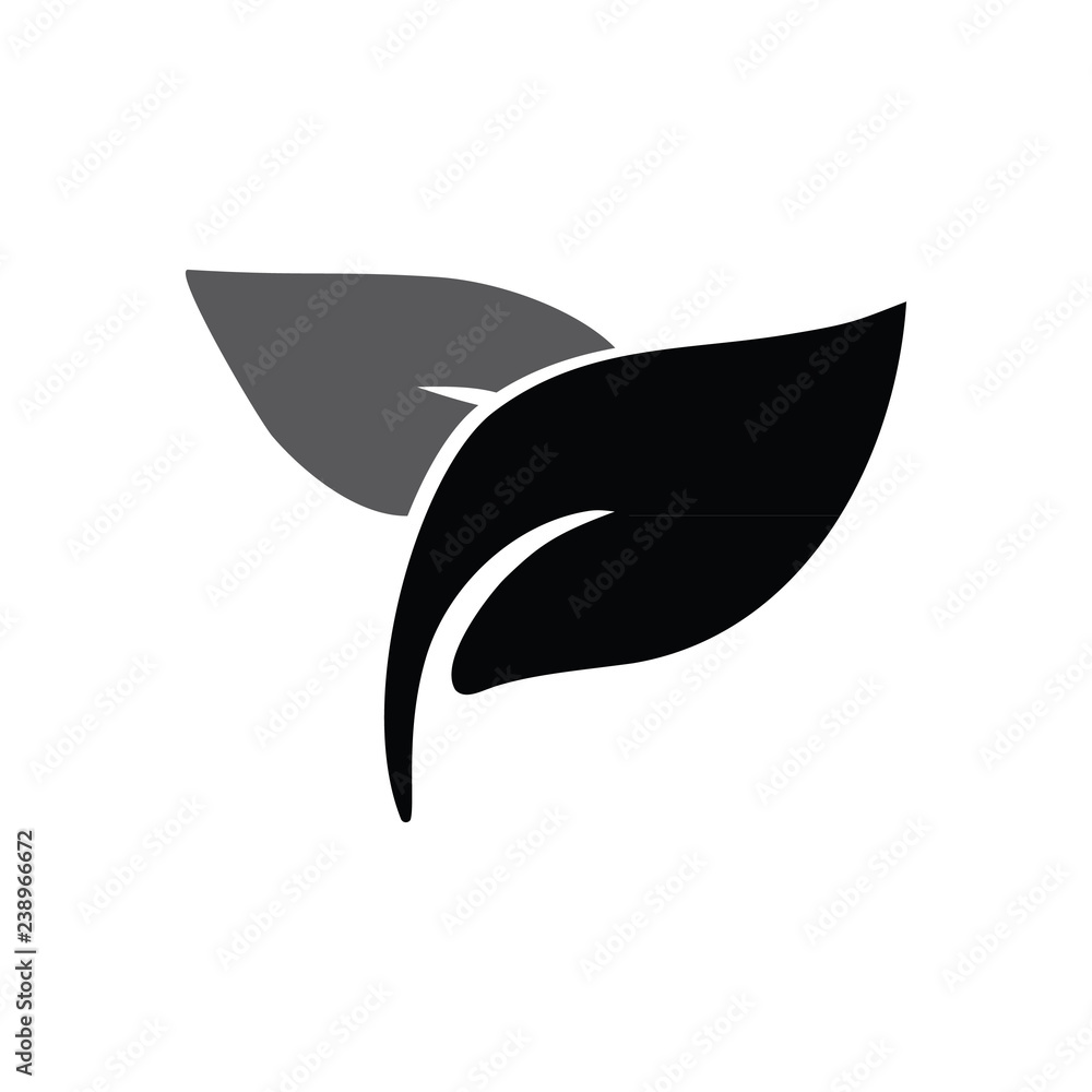 herbal leaves icon herbal leaves icon