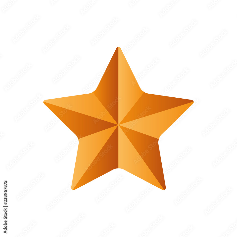 star of five points isolated icon star of five points isolated icon