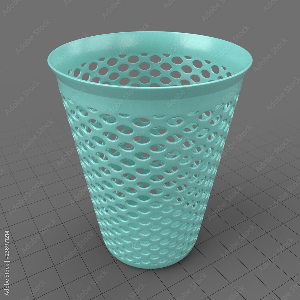 Empty dustbin Stock 3D asset | Adobe Stock