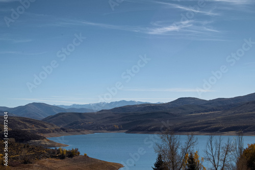 mountains in the distance