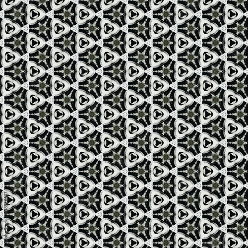 Diagonal Black and White Pattern