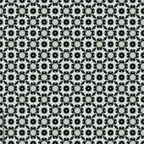 Elegant Black and White Pattern 011