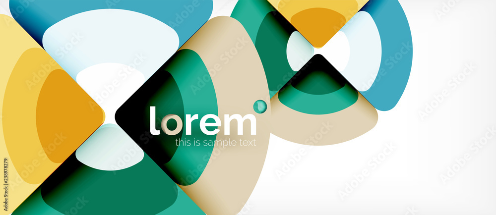 Circles and triangles geometric abstract background. Trendy abstract layout template for business or technology presentation or web brochure cover, wallpaper Circles and triangles geometric abstract background. Trendy abstract layout template for business or technology presentation or web brochure cover, wallpaper