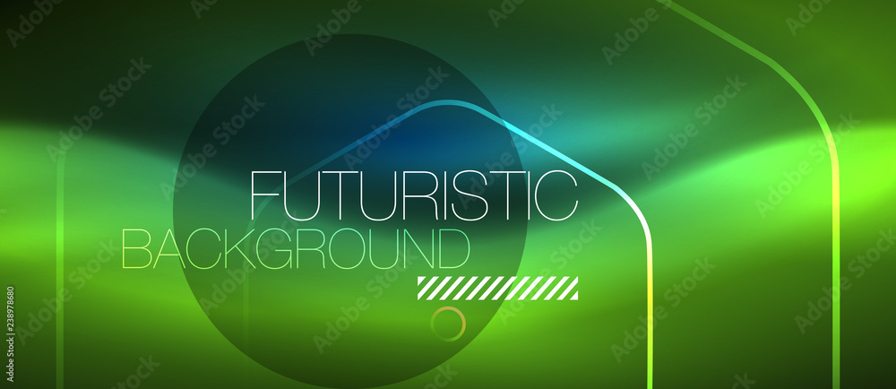 Neon glowing lines, magic energy space blue light concept, abstract background wallpaper design Neon glowing lines, magic energy space blue light concept, abstract background wallpaper design