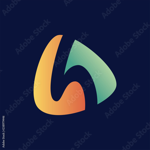 Letter H Spa Logo