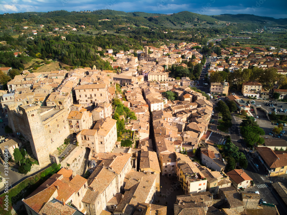 Medieval village of Bolsena in Tuscany