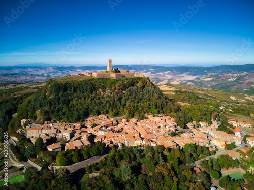 Medieval village of Radicofani in Tuscany
