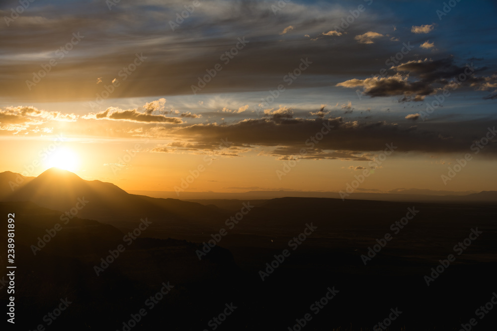Mesa Verde National Park Colorado Sunset