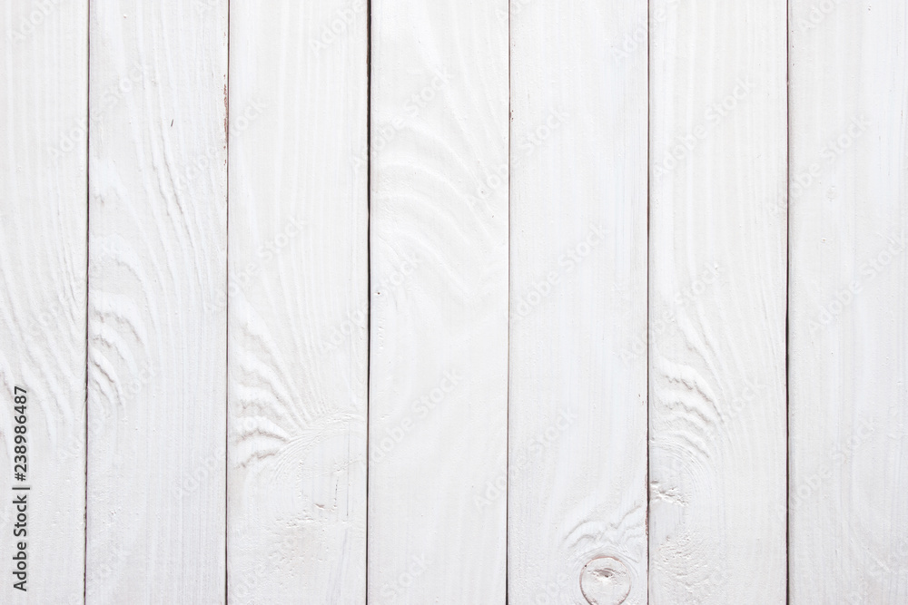 Obraz premium Vintage white wood plank as texture and background