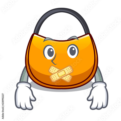 Silent hobo bag shape on a cartoon