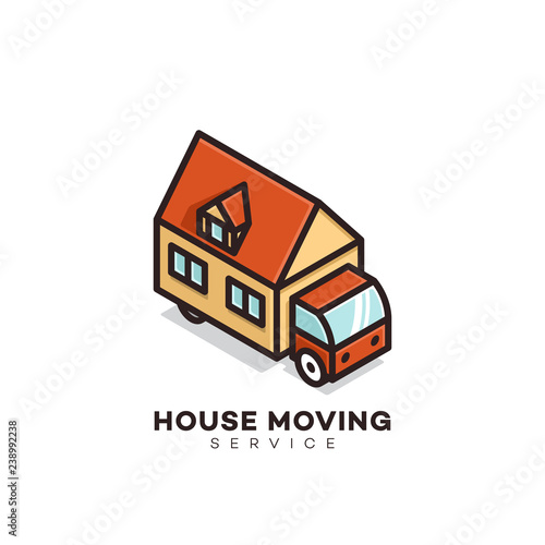 House moving service logo