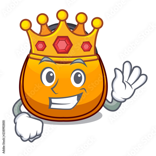 King hobo bag shape on a cartoon