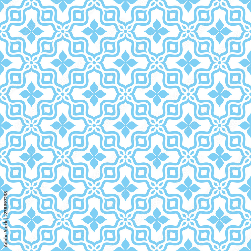 floral seamless ornamental pattern