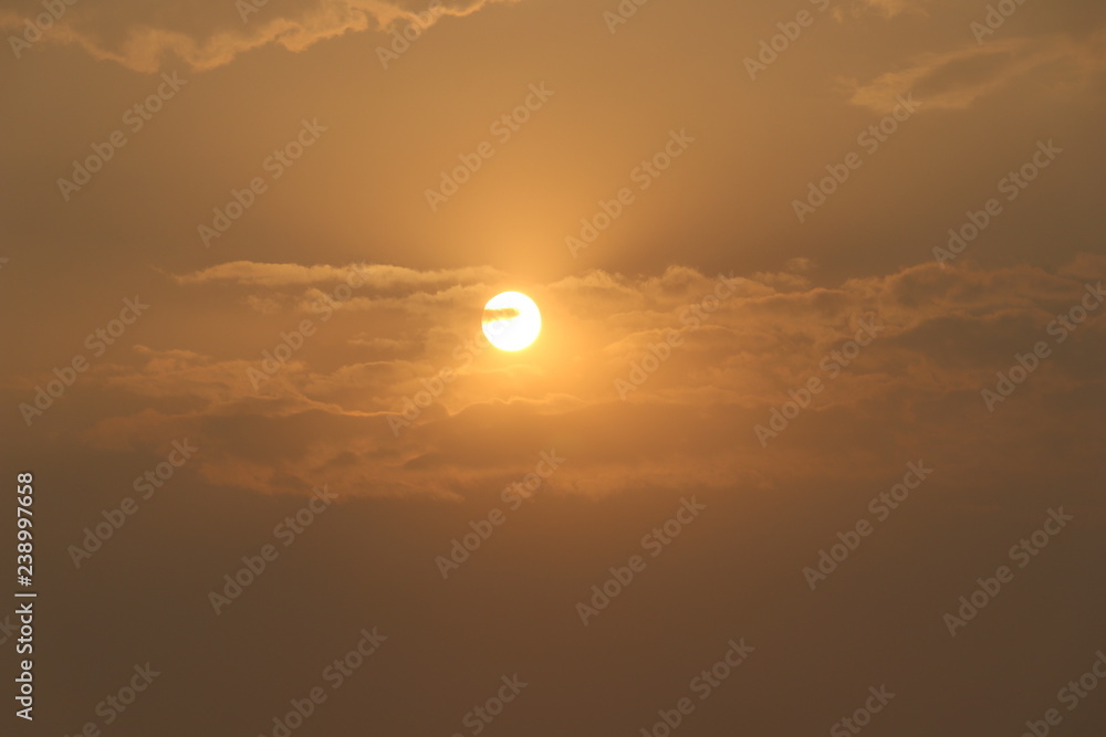 Fototapeta premium sunset over the sea