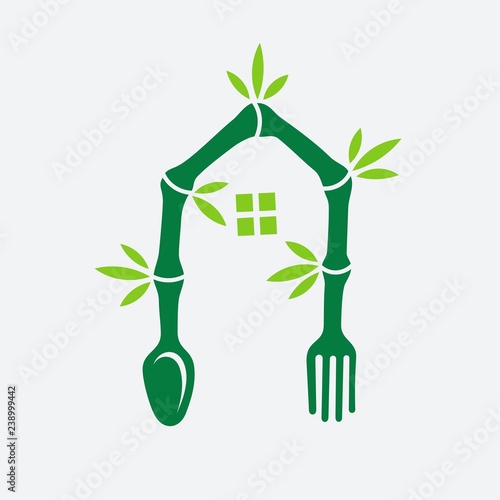 Home Bamboo Vector