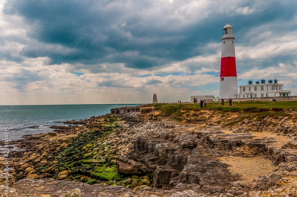 The lighthouse at Portland Bill, Dorset, England, UK