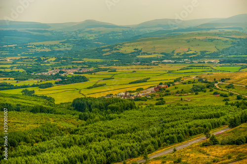 Tower Colliery, from Rigos mountain, Wales, UK.