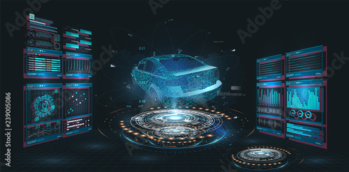 Car service in the style of HUD, Cars infographic ui, analysis and diagnostics in the hud style, futuristic user interface, repairs cars, Car auto service, mechanisms cars, car service HUD. dashboard