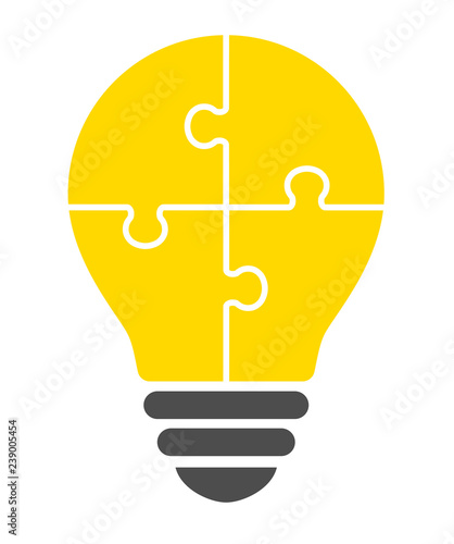 Puzzle light bulb