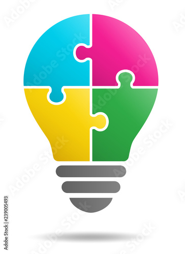 Puzzle light bulb