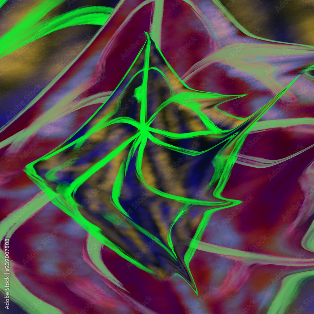 Obraz premium Hummingbird_Abstract