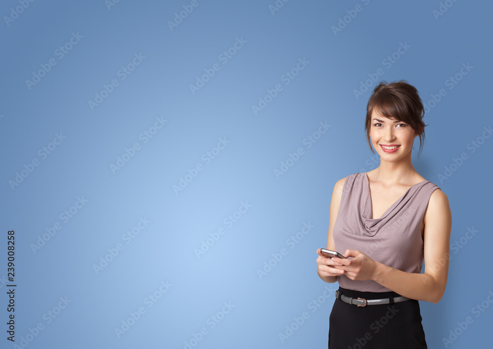 Young person presenting something with empty space
Young person presenting something with empty space