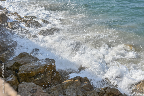 waves crashing on the rocks © Vita