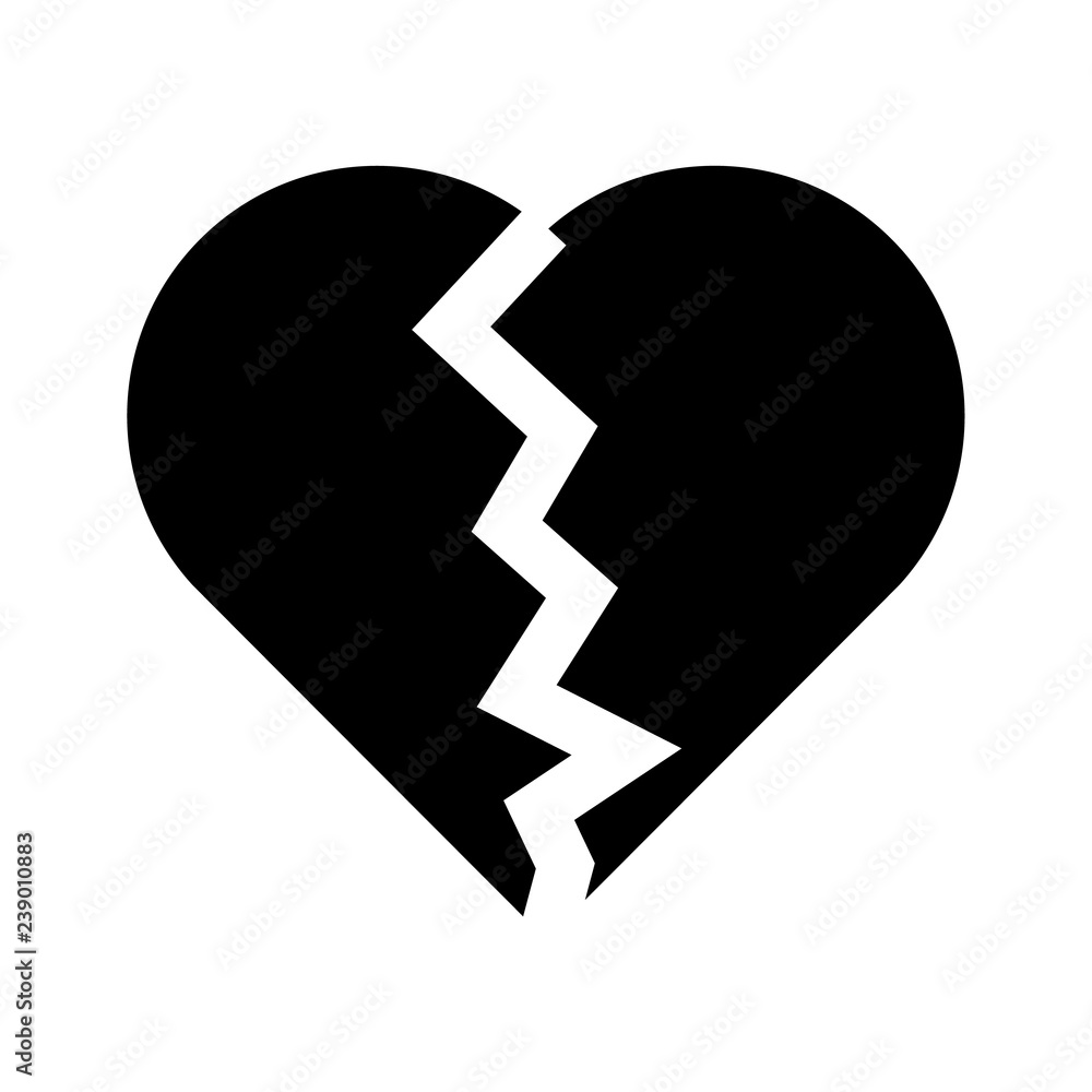 broken heart icon broken heart icon