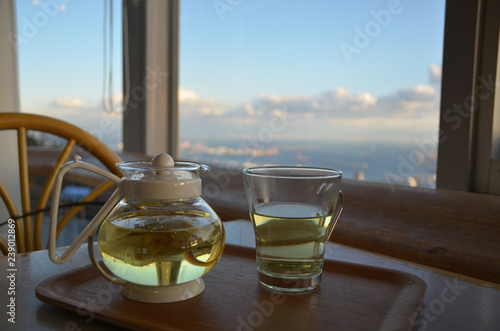glass of Hurb tea
